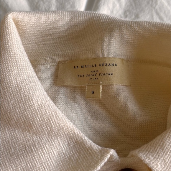 Sezane Betty Cardigan in Ecru - Picture 6 of 6